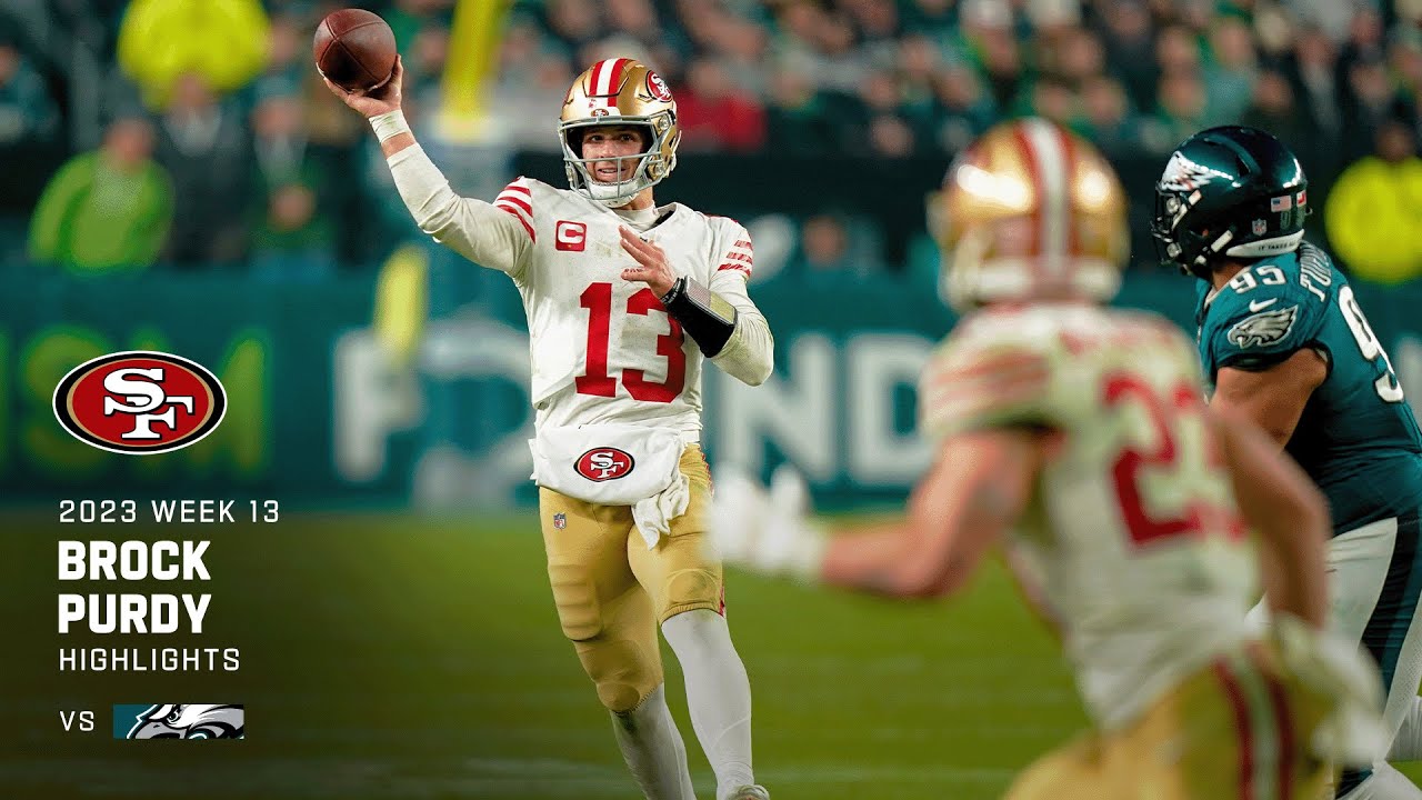 Brock Purdy’s Best Plays From 4 Td Game Vs. The Eagles