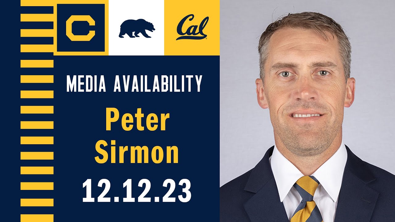 Cal Football: Peter Sirmon Media Availability (12.12.23)