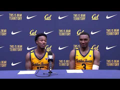 Cal Men’s Basketball: Keonte Kennedy & Jalen Cone Postgame Press Conference Vs. Santa Clara