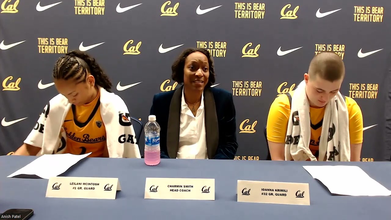 Cal Women’s Basketball Vs. Stanford 12.29.23 Postgame Presser