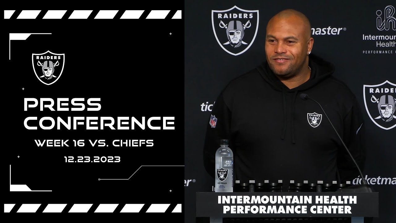 Coach Pierce: ‘we Need To Play Our Best Football [vs. Chiefs]’ | Raiders | Nfl