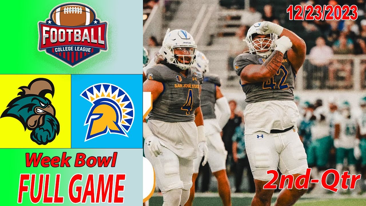 Coastal Carolina Vs San Jose State Full Game 12/23/23 | Easypost Hawaiʻi Bowl |2023 College Football