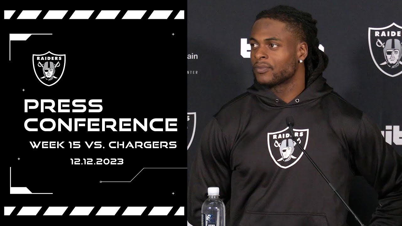 Davante Adams And Aidan O’connell Presser – 12.12.23 | Raiders | Nfl