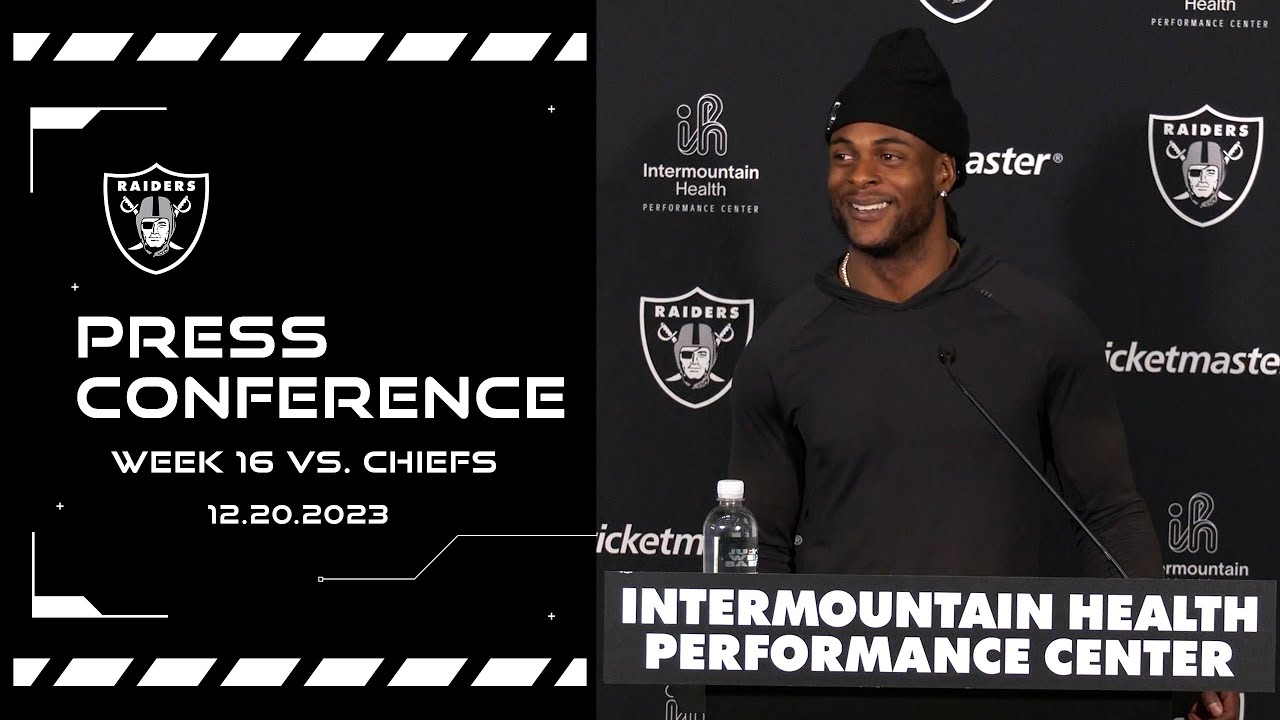 Davante Adams And Aidan O’connell Presser – 12.20.23 | Raiders | Nfl