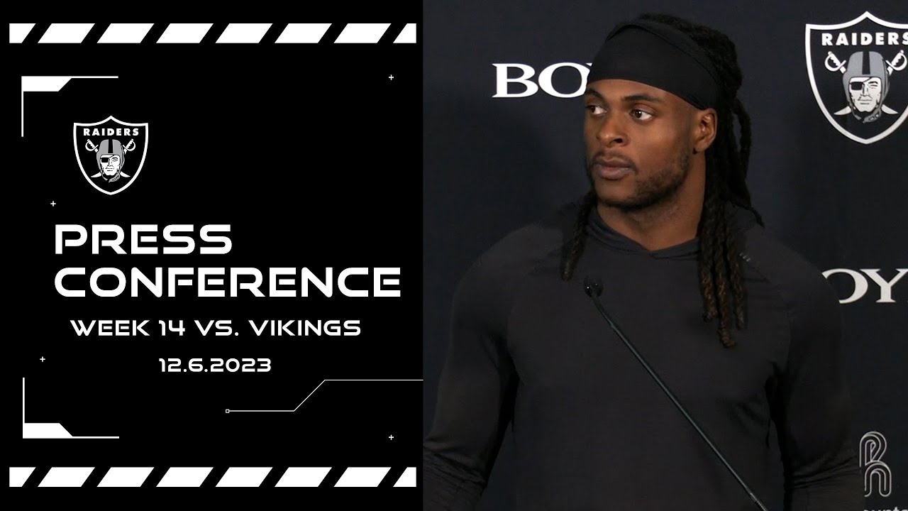 Davante Adams And Aidan O’connell Presser – 12.6.23 | Raiders | Nfl