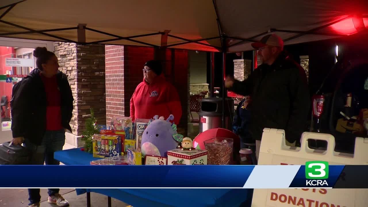 Davis police collect toys outside Target to give to kids 2 Davis Police Collect Toys Outside Target To Give To Kids