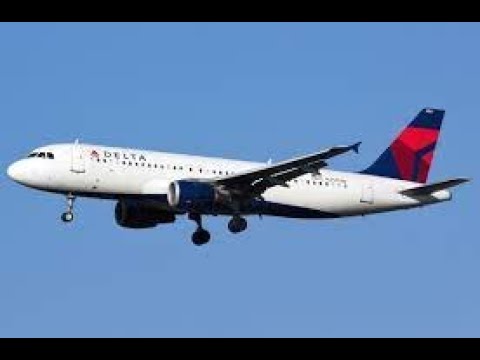 Delta Airlines Airbus 320 Flying From San Francisco Intl. To Salt Lake City Intl. Airport