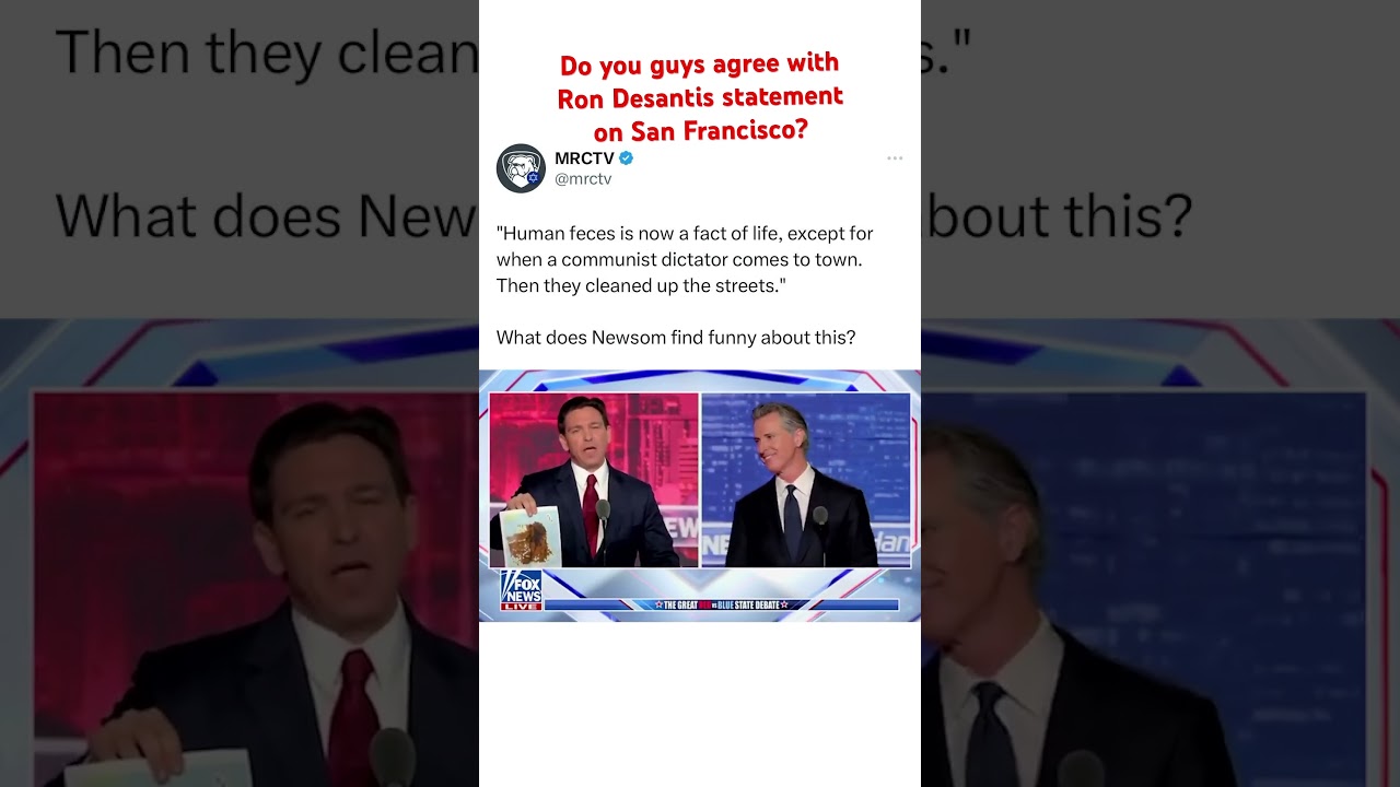 Did Ron Desantis Win This Topic On The San Francisco Topic? #shortclips #subscribe#youtube #shorts