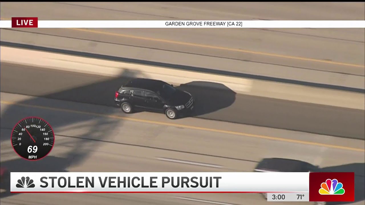 Driver Leads Officers On High Speed Chase In Orange County