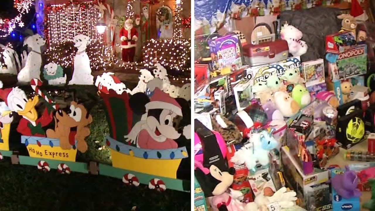 East Bay Disney-themed holiday house in helps over 100 families receive toys 1 East Bay Disney Themed Holiday House In Helps Over 100 Families Receive Toys