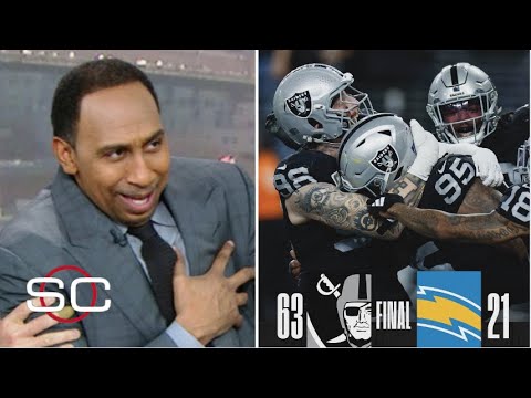 Espn React To Aidan O’connell Throws 4 Td As Raiders Destroy Chargers 63 21 With Historic First Half