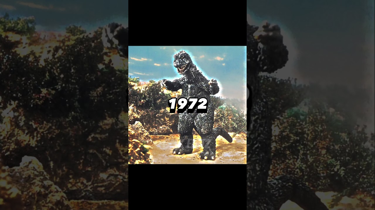 Evolution Of Godzilla 1954 2024