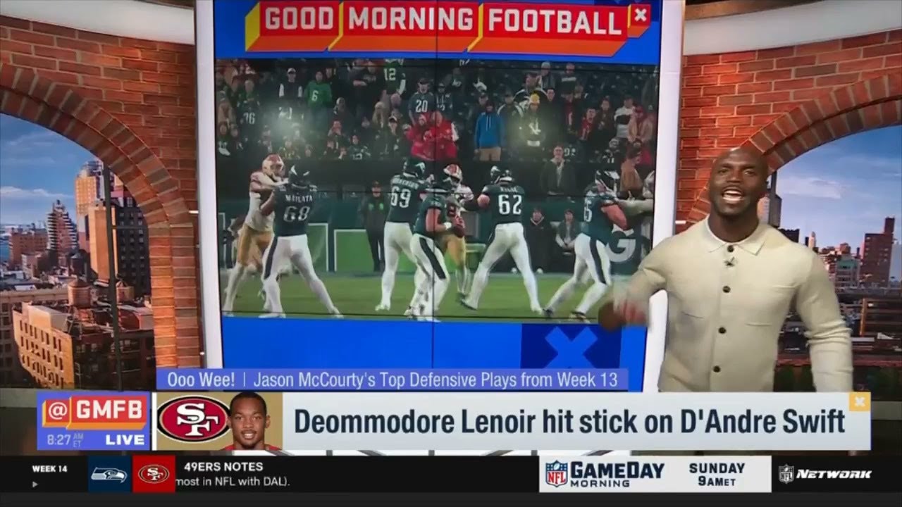 Gmfb | “49ers’ Deommodere Lenor Was Player With Best Defense Play In Wk13″ – Jason Mccourty Tells Us