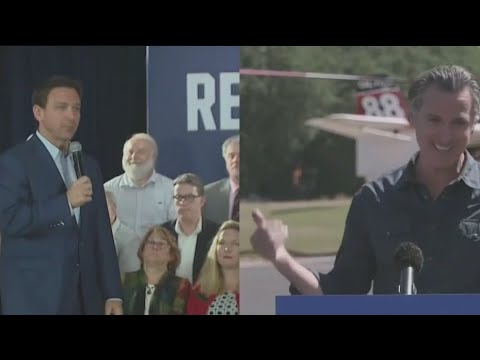 Governors Desantis And Newsom Set To Hit The Stage In Florida