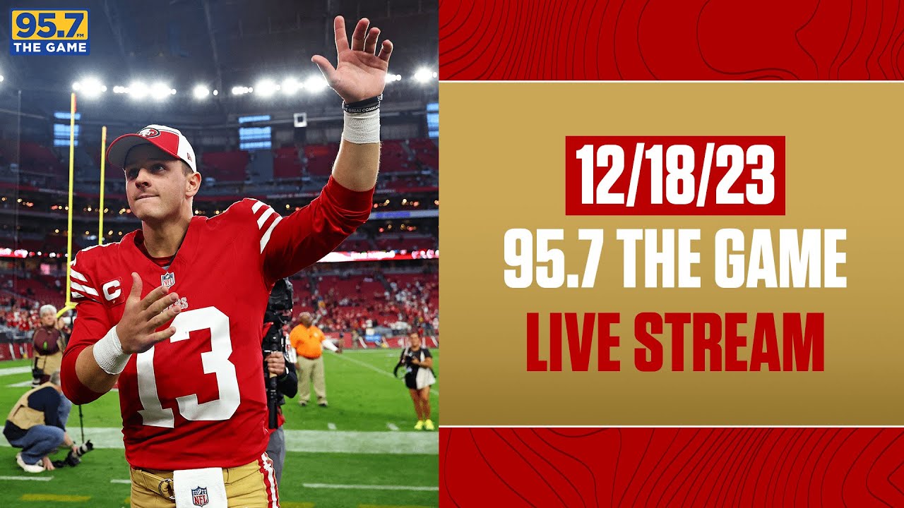 Hat And T Shirt Day: 49ers Clinch The Nfc West | 95.7 The Game Live Stream