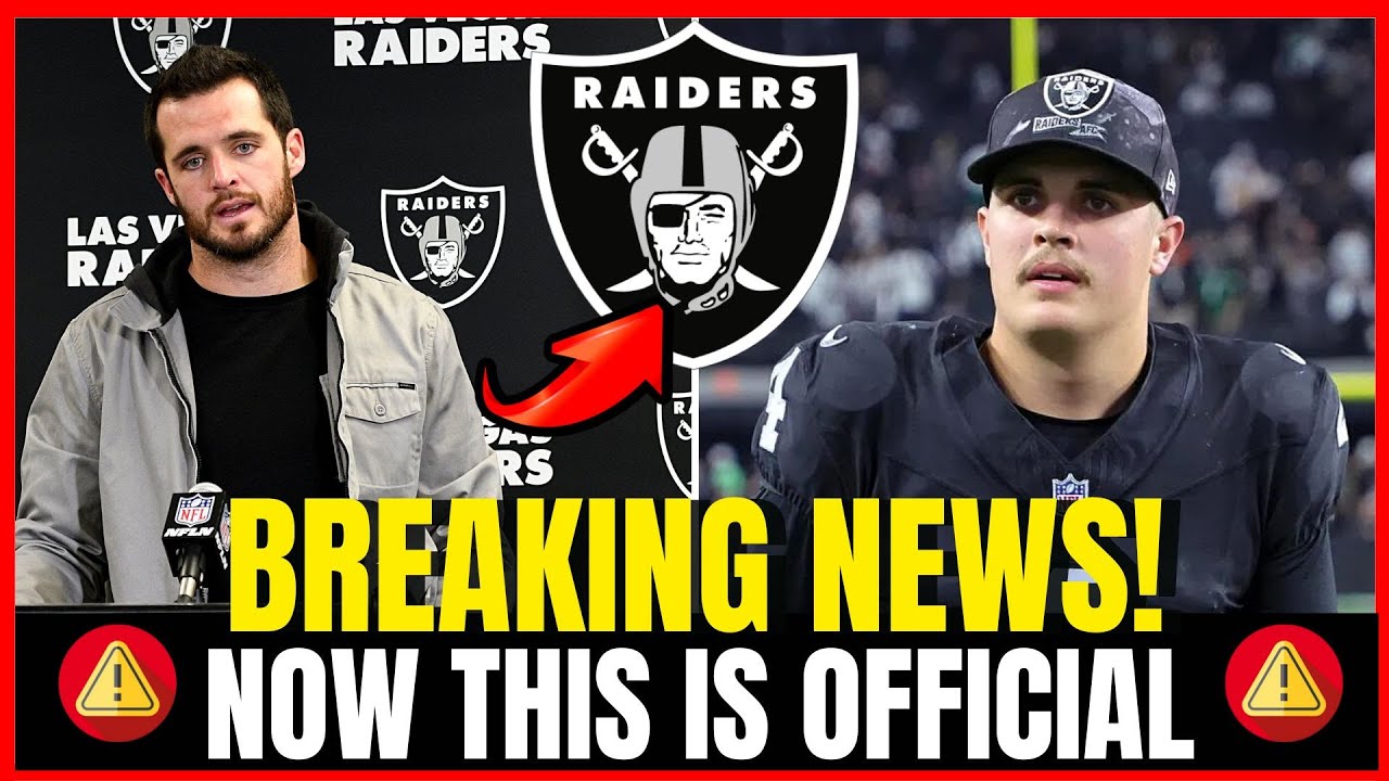 🔥🤯it Happened Now! Nobody Was Expecting This! I Can’t Believe Derek Carr Said That! Raiders News