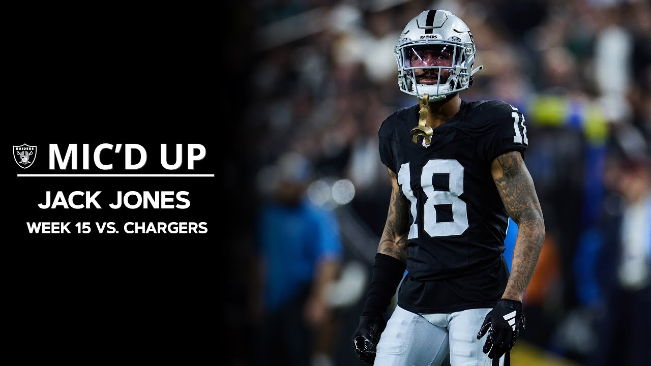 Jack Jones Makes One Handed Pick Six While Mic’d Up: ‘i’m Trying To Join The Party!’ | Raiders | Nfl