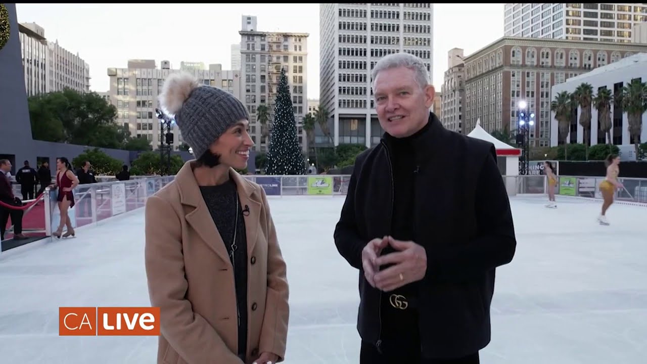 Join The Fun At Los Angeles’ Largest Outdoor Rink For Some Holiday Ice Skating With The Family