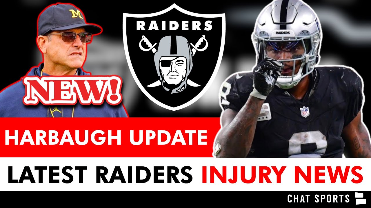 Just In: Jim Harbaugh News + Raiders Injury Report Before Chiefs Game & Updated Nfl Playoff Picture