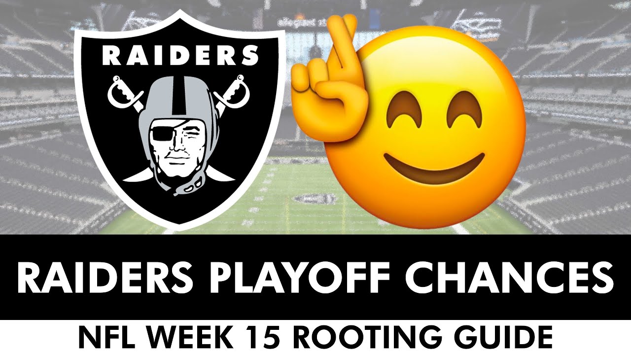 Las Vegas Raiders Playoff Chances After Chargers Game, Nfl Playoff Picture & Week 15 Rooting Guide