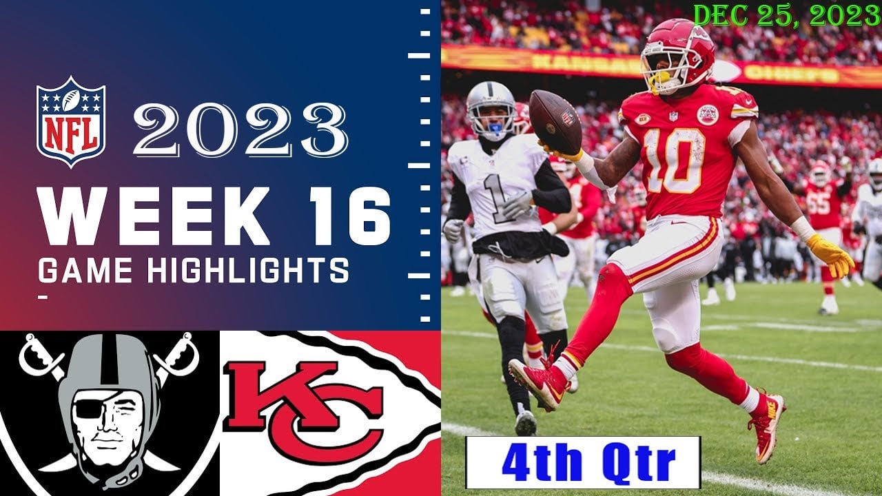 Las Vegas Raiders Vs Kansas City Chiefs FINAL Week 16 FULL GAME 12/25 ...