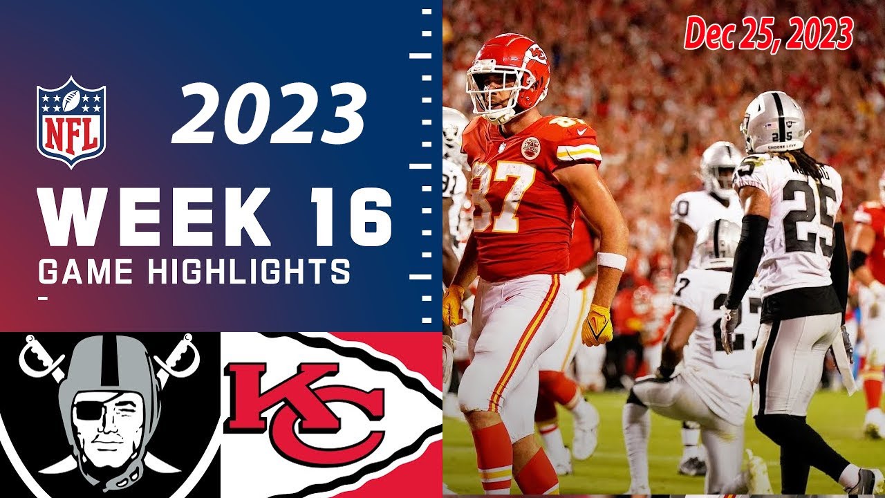 Las Vegas Raiders Vs Kansas City Chiefs Week 16 12/25/23 Full Game | Nfl Highlights Today