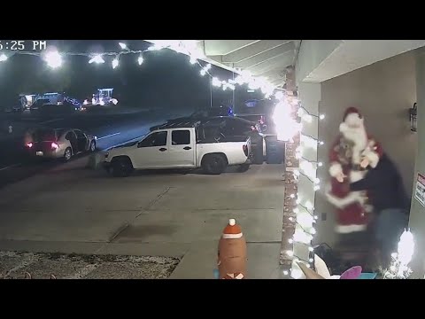 Life-sized Santa stolen by giant Scrooge 2 Life Sized Santa Stolen By Giant Scrooge