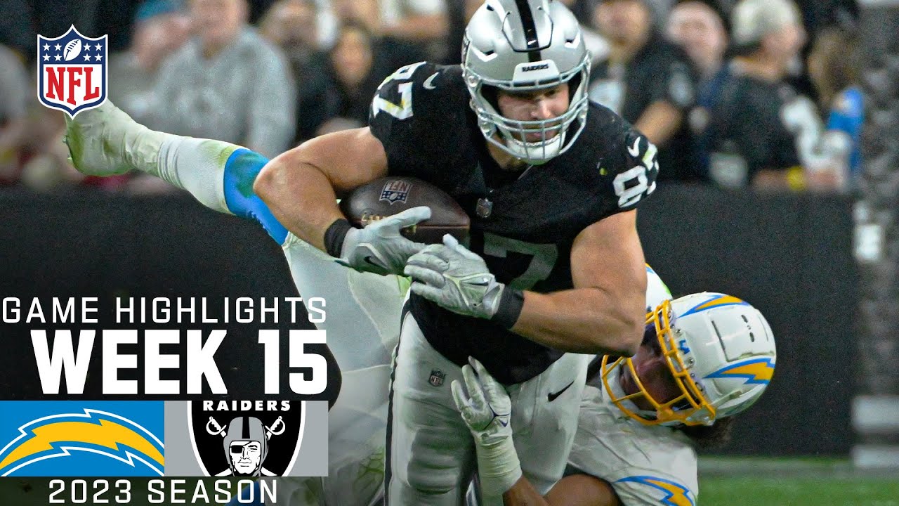 Los Angeles Chargers Vs. Las Vegas Raiders | 2023 Week 15 Game Highlights