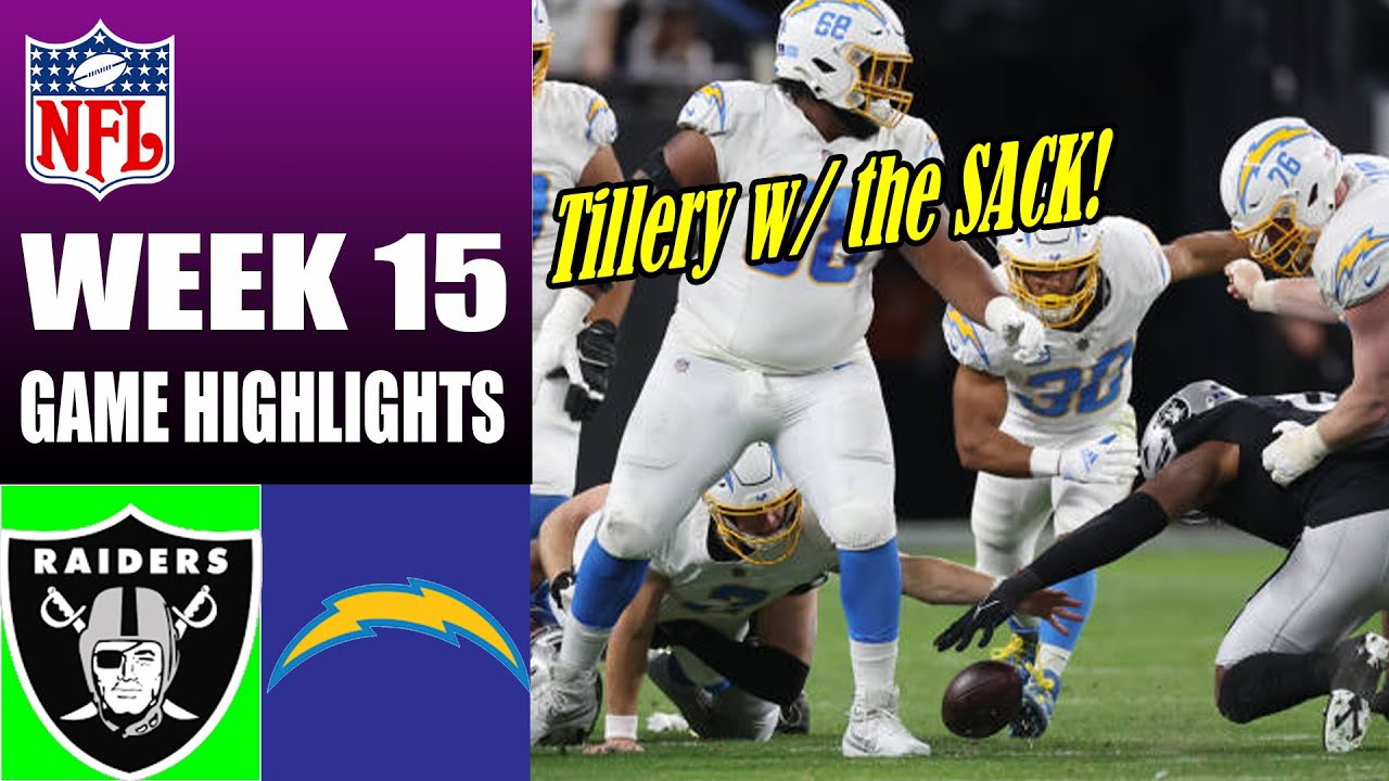 Los Angeles Chargers Vs Las Vegas Raiders Full Game Week 15 | Nfl Highlights 2023