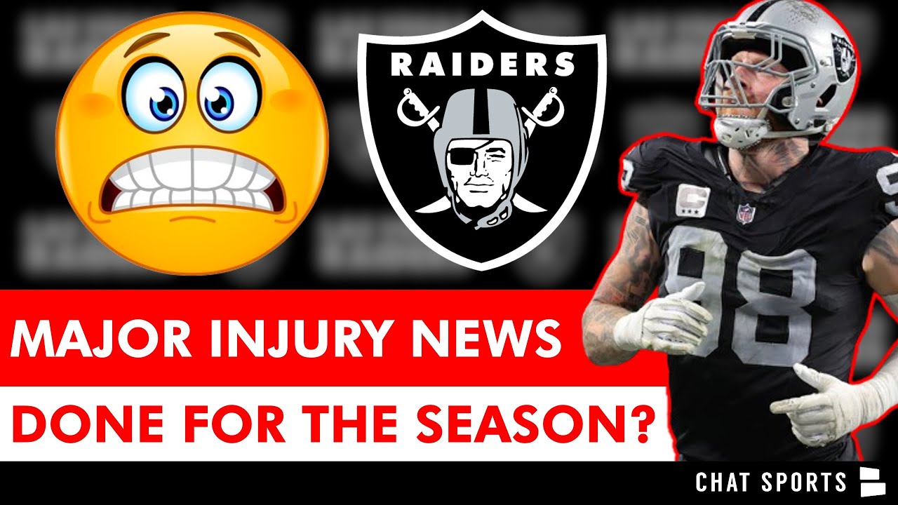 MAJOR Maxx Crosby Injury News: Las Vegas Raiders Are Considering Ending Madd Maxx’s Season 1 Major Maxx Crosby Injury News: Las Vegas Raiders Are Considering Ending Madd Maxx’s Season