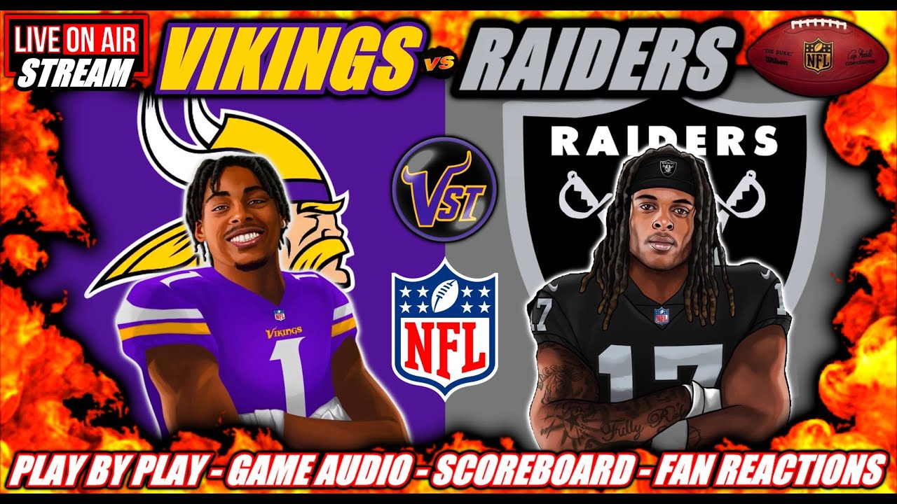 Minnesota Vikings Vs Las Vegas Raiders 🏈 Live 🟢 #nfl #live #vikings #raiders