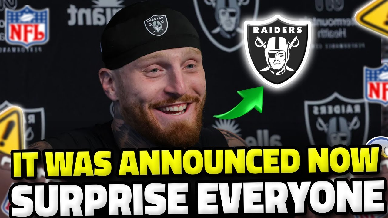 🔥💣 MY GODNESS! OUT NOW! I CAN'T BELIEVE WHAT HE SAID! WHAT A BOMB! LAS VEGAS RAIDERS TRANSFER NEWS 1 🔥💣 My Godness! Out Now! I Can’t Believe What He Said! What A Bomb! Las Vegas Raiders Transfer News