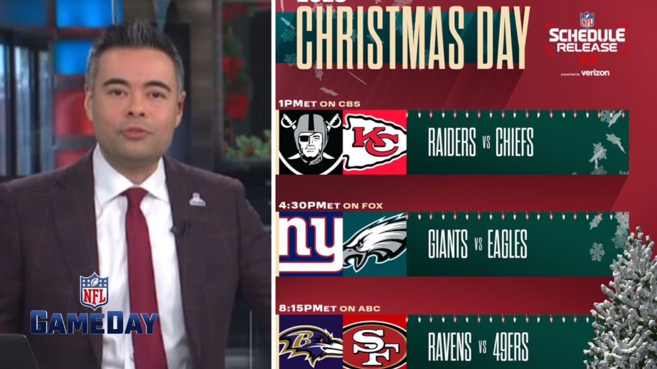 Nfl Gameday | Mike Yam Bold Predictions For Christmas Day: Chiefs Vs. Raiders – Ravens Vs. 49ers