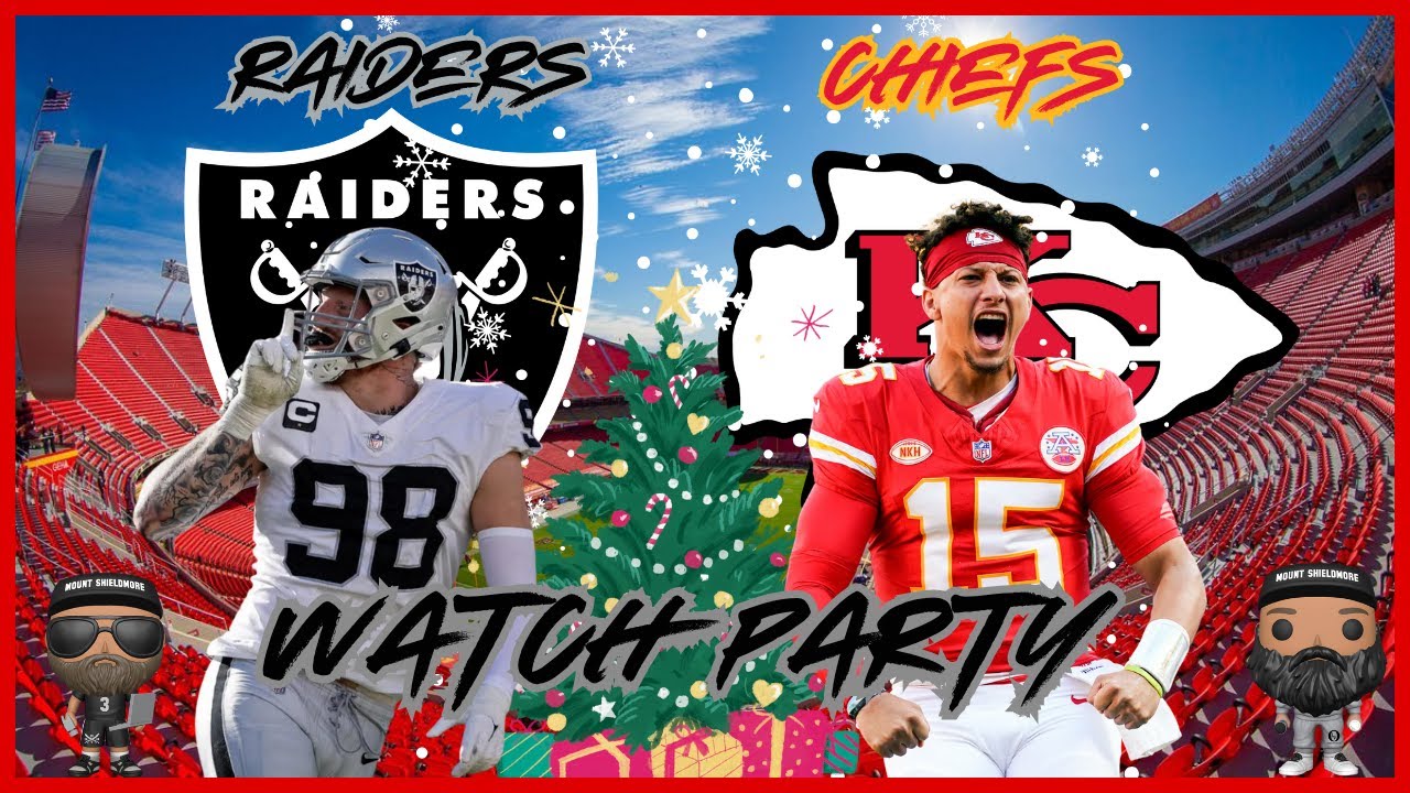 Nfl Week 16: Raiders Vs Chiefs Watch Party Live