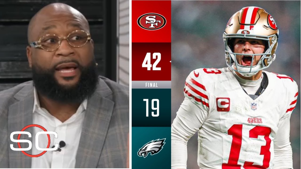 “niners Is Best Team In Nfl” – Espn Reacts To 49ers Beat Eagles 42 19 To Win Nfc Champs Game Rematch