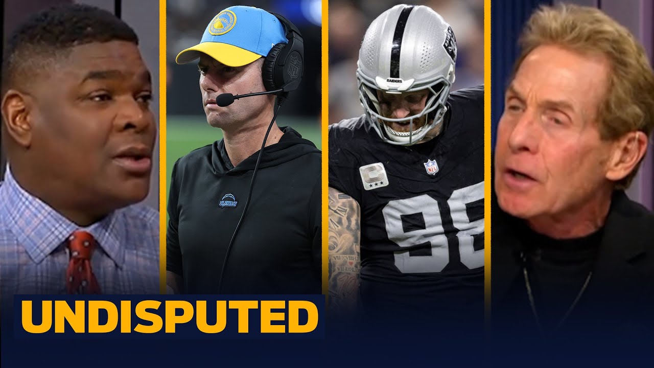 Raiders End Brandon Staley Chargers Era With 63 21 Thursday Night Football Win | Nfl | Undisputed