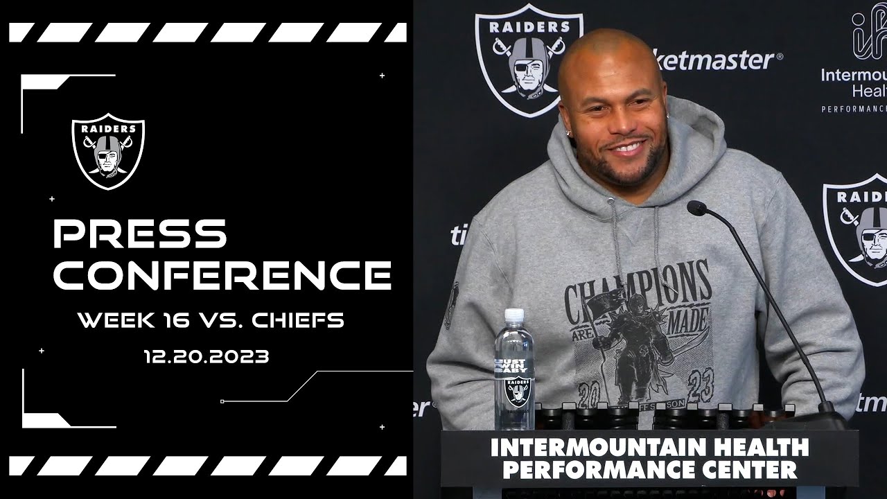 Raiders Live: Coach Pierce Presser – 12.20.23