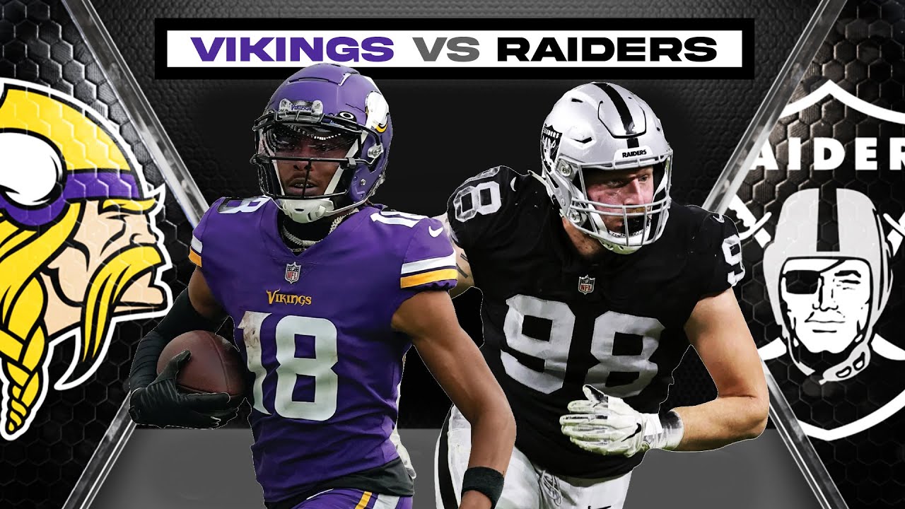 Raiders Vs Vikings Live In Las Vegas – Week 14