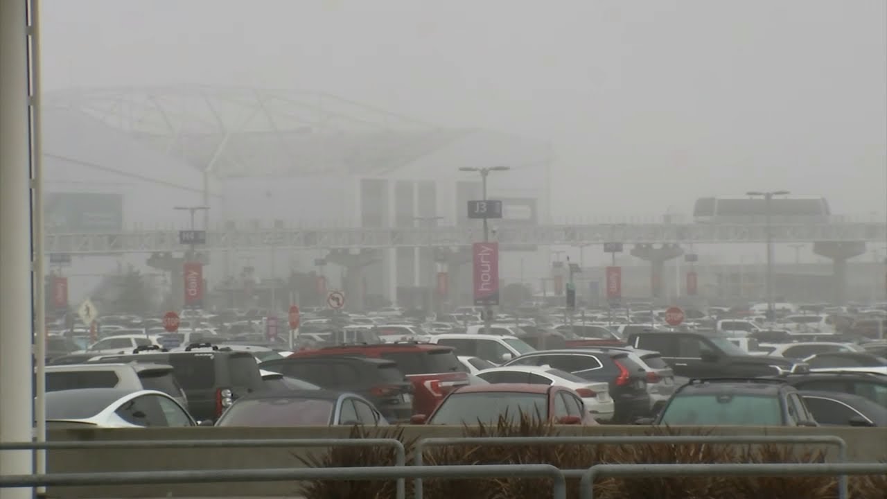 Rare heavy fog event delayed dozens of flights at Oakland International Airport 1 Rare Heavy Fog Event Delayed Dozens Of Flights At Oakland International Airport