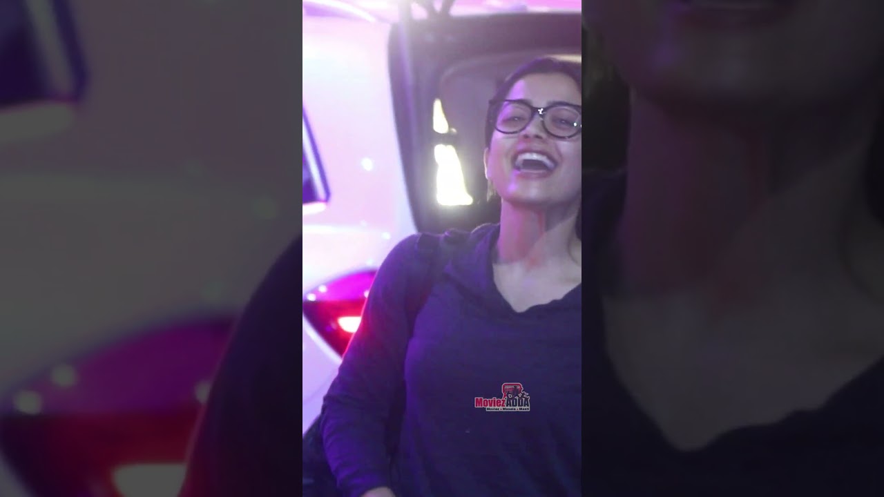 Rashmika Mandanna Spotted At Kalina Airport In Santacruz #shorts
