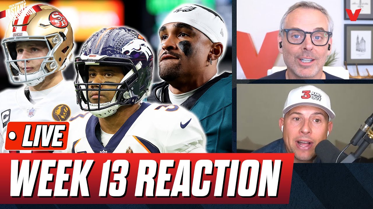 Reaction To 49ers Eagles, Broncos Texans, Browns Rams, College Football Playoff | Colin Cowherd Nfl