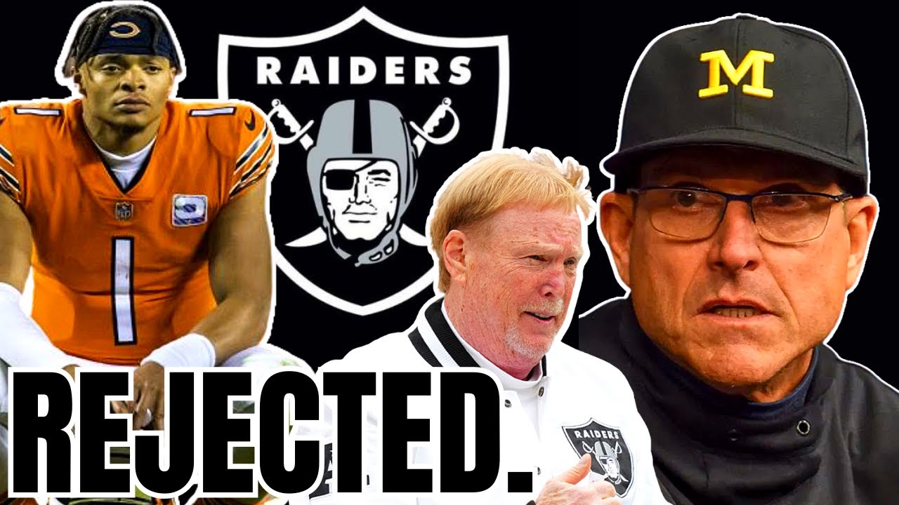 Rejected! Raiders Fans Say H*ll No To Justin Fields Trade! Jim Harbaugh News Emerges! Nfl |