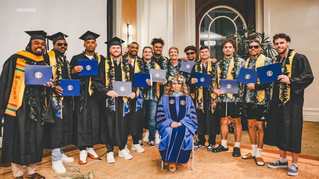 San Jose State Football Players Get Special Grad Ceremony At Hawaii Bowl Game