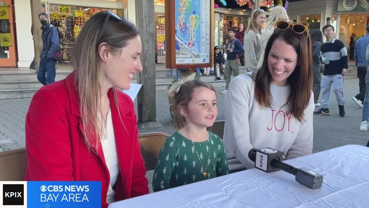 Shoppers In San Francisco Share Their Good News For The Holidays