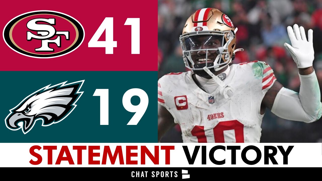 Statement Victory: 49ers Dominate The Eagles Led By Brock Purdy & Deebo Samuel | 49ers News & Rumors