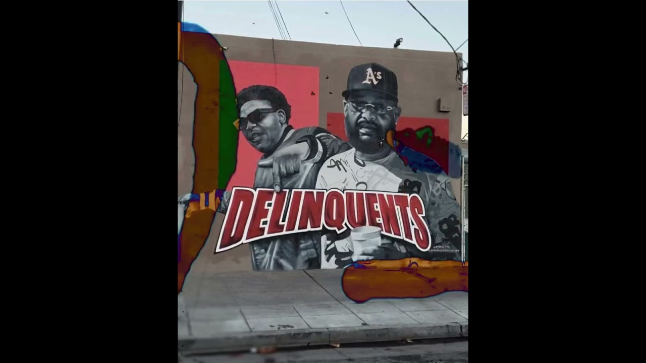 The Delinquents Mural I Oakland, California Hip Hop Pioneers. #airballin #steveandersonart #oakland 2 The Delinquents Mural I Oakland, California Hip Hop Pioneers. #airballin #steveandersonart #oakland
