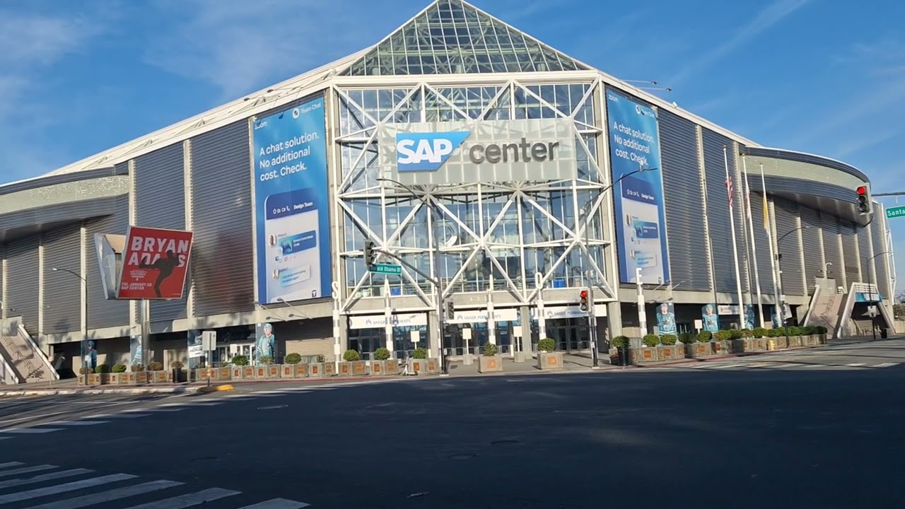 U.s. Sap Arena Coliseum ” Home Of San Jose Sharks “