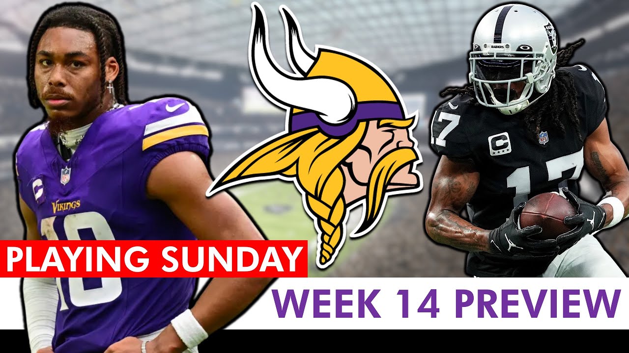 Vikings Injury News On Justin Jefferson + Las Vegas Raiders Vs. Minnesota Vikings Week 14 Preview