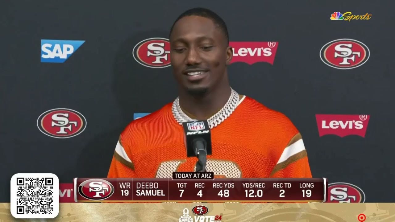 We’re Clearly Nfl’s Best Team – Deebo Samuel Speaks On 49ers Win West With 45 29 Win Vs Cardinals