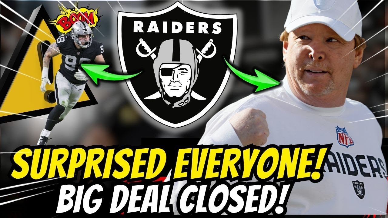 🚨🏈what Sensational News!!! Raiders Confirms Big Deal!! Las Vegas Raiders News Today#raidersnews